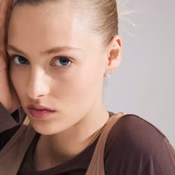 Penelope Recycled Earrings Silver Pilgrim