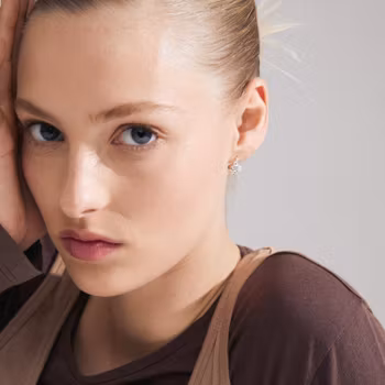 Penelope Recycled Earrings Silver Pilgrim