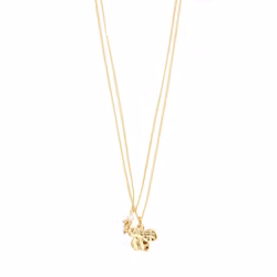 Zhuri Recycled Necklace 2-in-1 set Gold Pilgrim