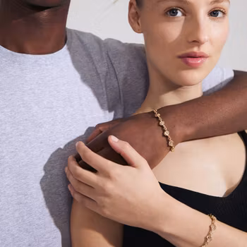 Inaya Recycled Bracelet Gold Pilgrim