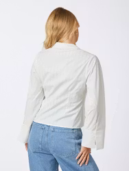 Rosa Solid Shirt White Neo Noir