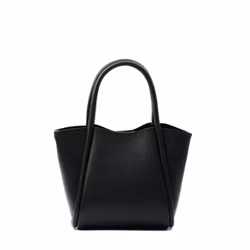Florence Small Leather Bag Black Latalia