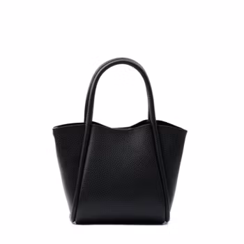 Florence Small Leather Bag Black Latalia