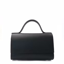 Palermo Leather Bag Black Latalia