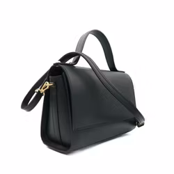 Palermo Leather Bag Black Latalia