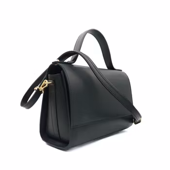 Palermo Leather Bag Black Latalia