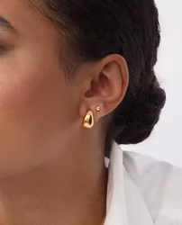 Minimalistica Solo Nova Earrings Gold Syster P