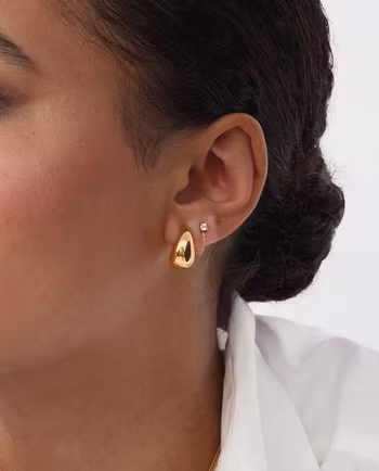 Minimalistica Solo Nova Earrings Gold Syster P