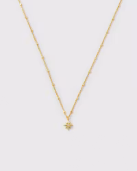 North Star Necklace Gold Syster P