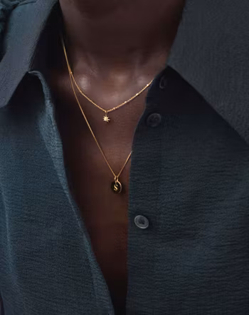 North Star Necklace Gold Syster P