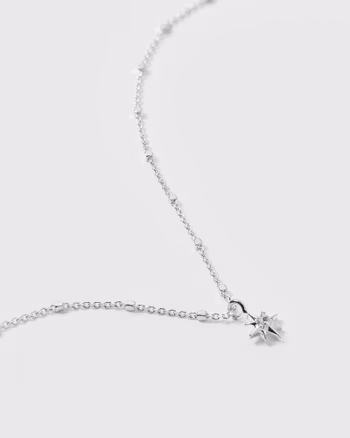 North Star Necklace Silver Syster P