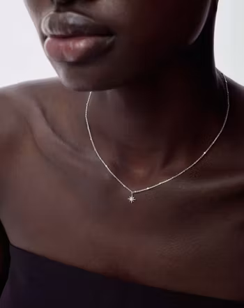 North Star Necklace Silver Syster P