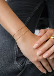 Sheer Station Bracelet Gold Syster P