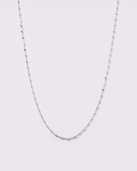 Sheer Station Necklace Silver Syster P