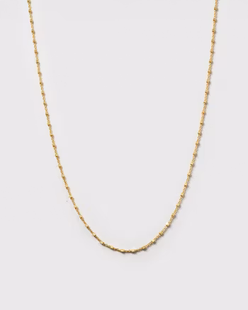 Sheer Station Necklace Gold Syster P