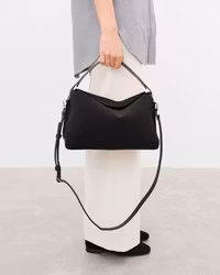 Helia Handbag Suede Black Flattered