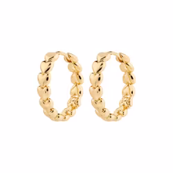 Maeve Hoop Earrings Gold Pilgrim