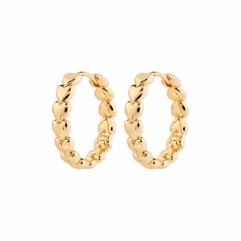 Maeve Hoop Earrings Gold Pilgrim