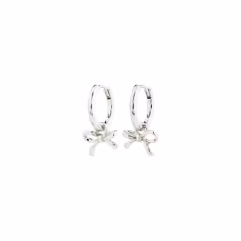 Lysandra Hoop Earrings Silver Pilgrim