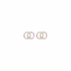 Jolina Recycled Earrings Silver/Multicolour Pilgrim