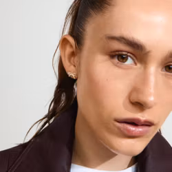 Catharina Earrings Silver Pilgrim