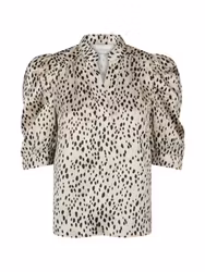 Roella Desert Dot Blouse Ivory Neo Noir