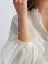 Rosie Mini Bracelet Silver Syster P