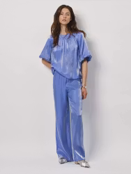 Soir Shimmer Wide Leg Pants Cornflower Blue Dante6