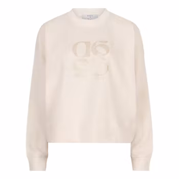 Zeke Relaxed Fit Cropped Crewneck Butter Cream Dante6