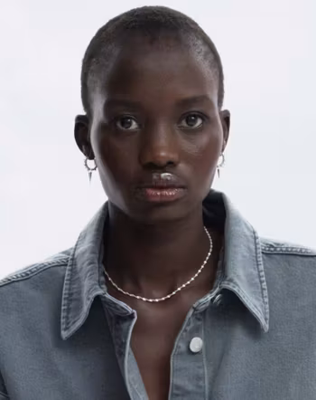 Harvey Heavy Spike Hoops Silver Syster P