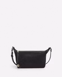 Ru Crossbody Bag Suede Black Flattered