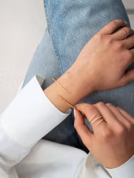 Sparkle Wrap Bangle Gold Syster P