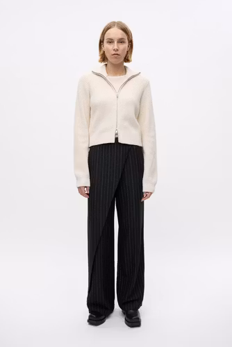 Entam Pants 7238 Black Pinstripe Envii