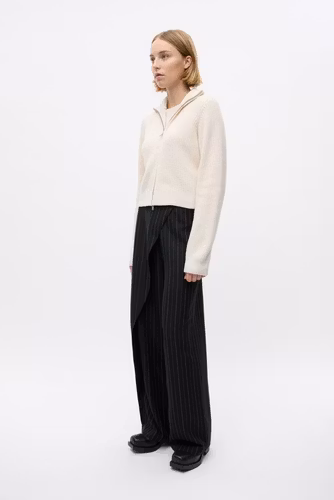 Entam Pants 7238 Black Pinstripe Envii