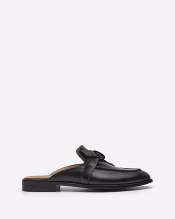 Daisy Leather Black Loafer Flattered