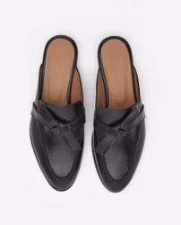 Daisy Leather Black Loafer Flattered