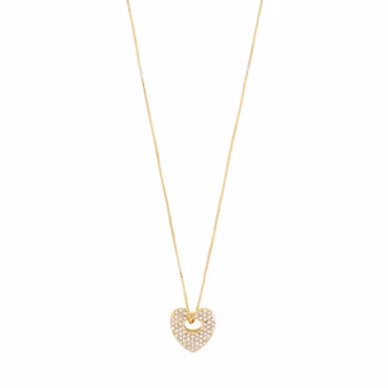 Dune Heart Necklace Gold Pilgrim