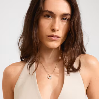 Dune Heart Necklace Gold Pilgrim