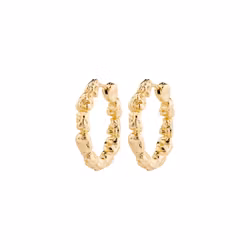 Tide Hoop Earrings Gold Pilgrim