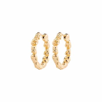 Tide Hoop Earrings Gold Pilgrim