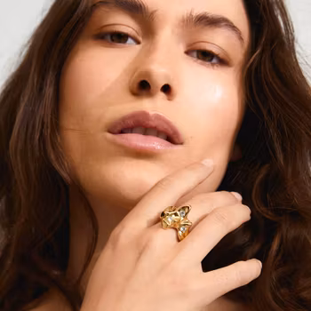 Sunset Ring Gold Pilgrim