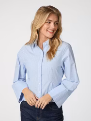 Rosa Stripe Shirt Light Blue Neo Noir