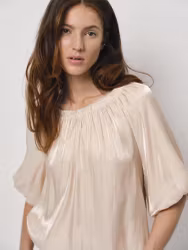 Simo Shimmer Back Detail Top Pink Dante6