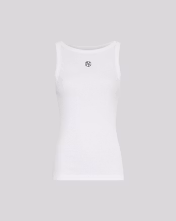 Gubbe Rasmia Icon SL Top Bright White/Black MSCH