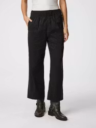 Yana Poplin Pants Black Neo Noir