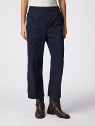 Yana Poplin Pants Navy Neo Noir