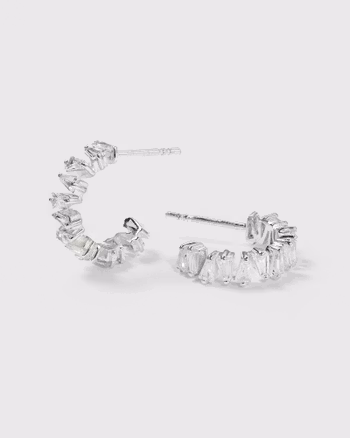 Iggy Earrings Silver Syster P