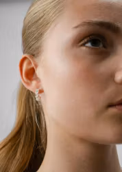 Iggy Earrings Silver Syster P