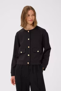GidaIW Sweatshirt Jacket Black InWear