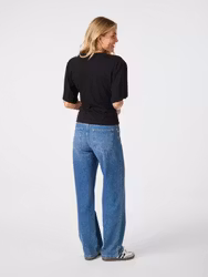 Asha Boxy Tee Black Neo Noir
